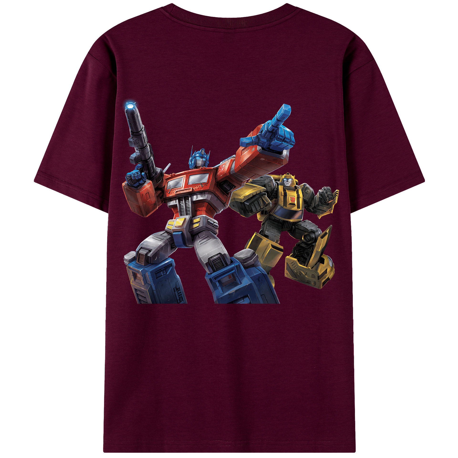 （画像用） Transformers トランスフォーマー レディース半袖Tシャツ(バックプリント)